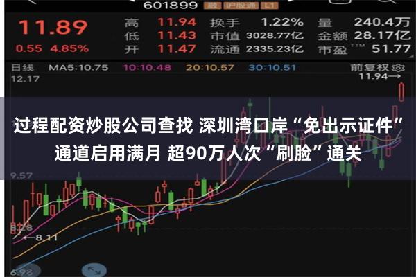 过程配资炒股公司查找 深圳湾口岸“免出示证件”通道启用满月 